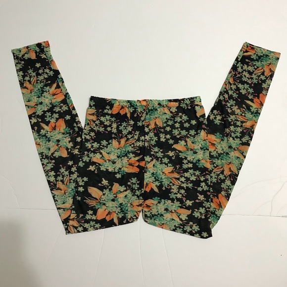 Comfy Floral Fashion Leggings [LE-9] - Picture 4 of 4